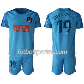 Camisetas Atlético Madrid Diego Costa 19 Niño Segunda Equipacion 2018/2019